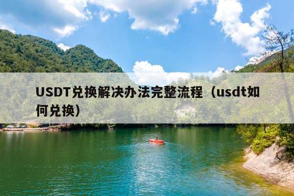 USDT兑换解决办法完整流程(usdt如何兑换)