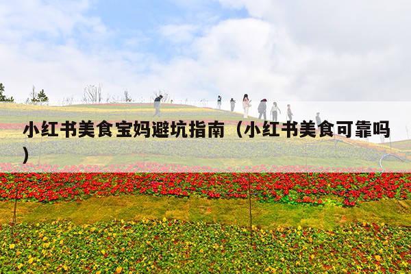 小红书美食宝妈避坑指南(小红书美食可靠吗)