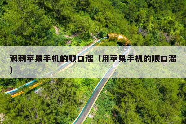 讽刺苹果手机的顺口溜(用苹果手机的顺口溜)