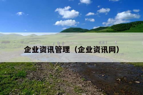 企业资讯管理(企业资讯网)