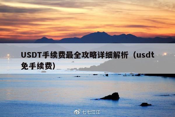 USDT手续费最全攻略详细解析(usdt免手续费)
