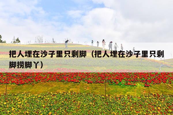 把人埋在沙子里只剩脚(把人埋在沙子里只剩脚捞脚丫)