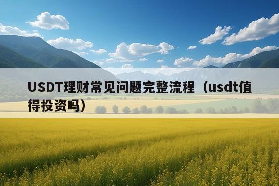 USDT理财常见问题完整流程(usdt值得投资吗)