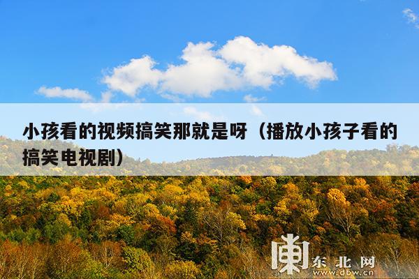 小孩看的视频搞笑那就是呀(播放小孩子看的搞笑电视剧)