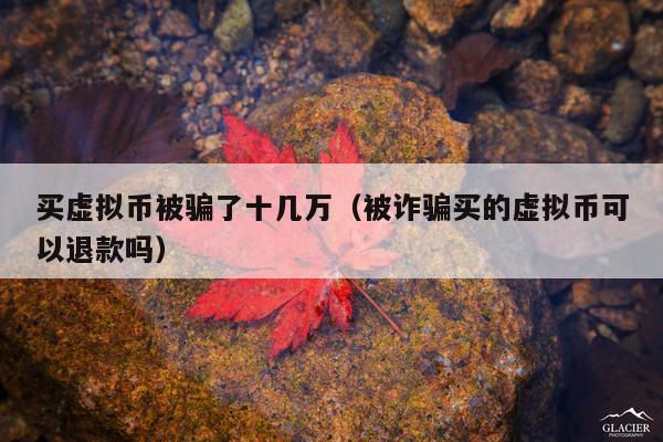 买虚拟币被骗了十几万(被诈骗买的虚拟币可以退款吗)