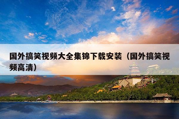 国外搞笑视频大全集锦下载安装(国外搞笑视频高清)