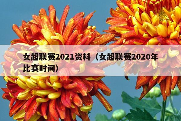 女超联赛2021资料(女超联赛2020年比赛时间)