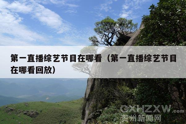 第一直播综艺节目在哪看(第一直播综艺节目在哪看回放)