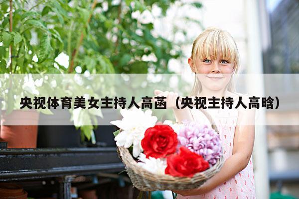 央视体育美女主持人高菡(央视主持人高晗)