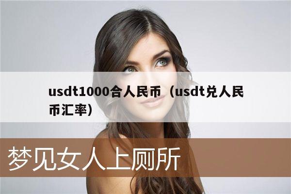 usdt1000合人民币(usdt兑人民币汇率)
