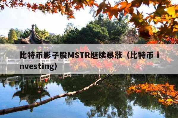 比特币影子股MSTR继续暴涨(比特币 investing)