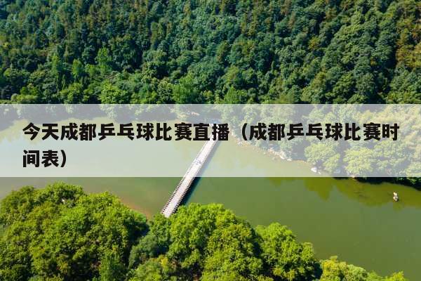 今天成都乒乓球比赛直播(成都乒乓球比赛时间表)