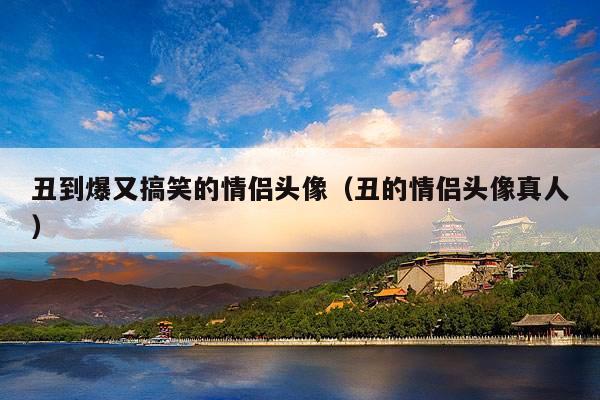 丑到爆又搞笑的情侣头像(丑的情侣头像真人)