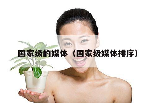 国家级的媒体(国家级媒体排序)