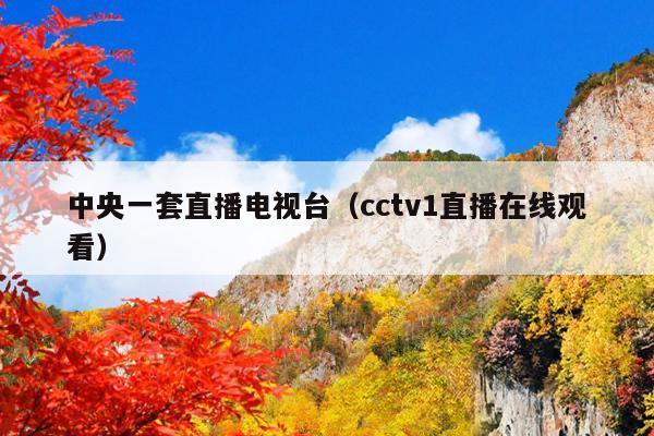 中央一套直播电视台(cctv1直播在线观看)